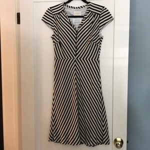 Kate Spade Stripe Midi Dress